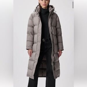 Responsible Down Long Puffer Jacket (worn only in photo shoot)